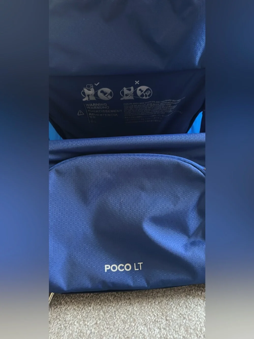 OSPREY Poco LT Child Carrier Ultralight Backpack EUC